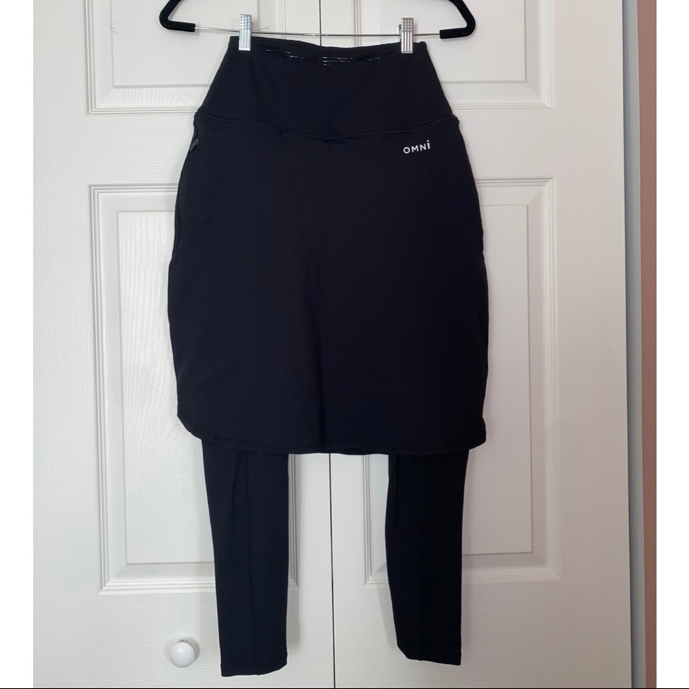 Athletic Midi Skirt with attached leggings